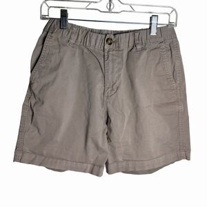 Bear Bottom Drawstring Shorts Mens M Tan 7” Inseam Elastic Waist Casual Preppy